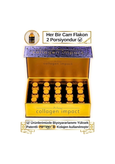 Dr. Sammy's Collagen Impact Plus Hidrolize Sığır Kolajeni 30 Shot