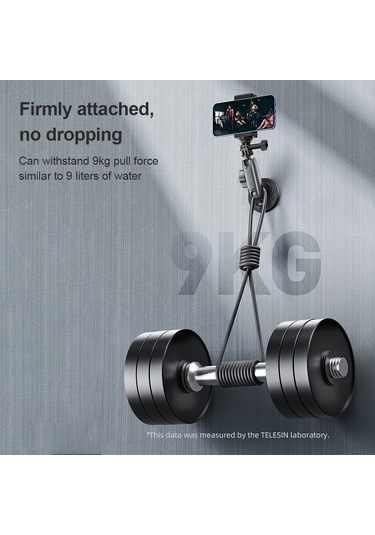 Suofeng Telesın Manyetik Kamera Tutucu - 360 Dönebilir Alüminyum Alaşım Başlık, Gopro 11/10 Uyumlu Siyah