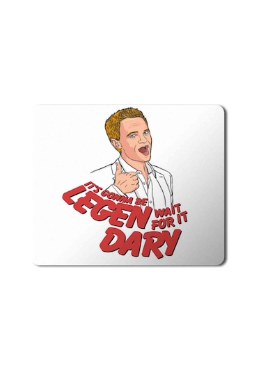 Legendary Barney Stinson How I Met Your Mother Baskılı Mousepad Mouse Pad
