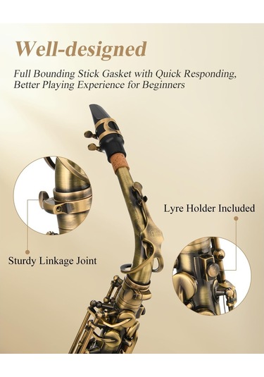 Eastar As-ıı-ab Mi Bemol Alto Saksofon Vintage