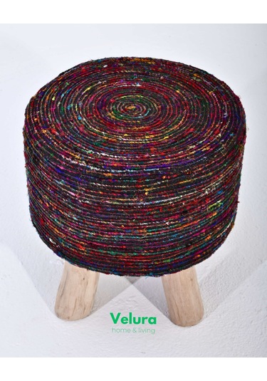 Silk Black - Puf Pembe