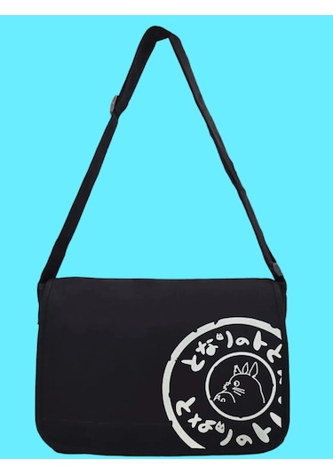Tezzgelsin Totoro Bag Postacı Çanta Siyah