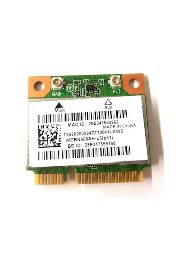 Lenovo Uyumlu G710 Notebook Wifi Bluetooth Lan Kartı 11S2020022