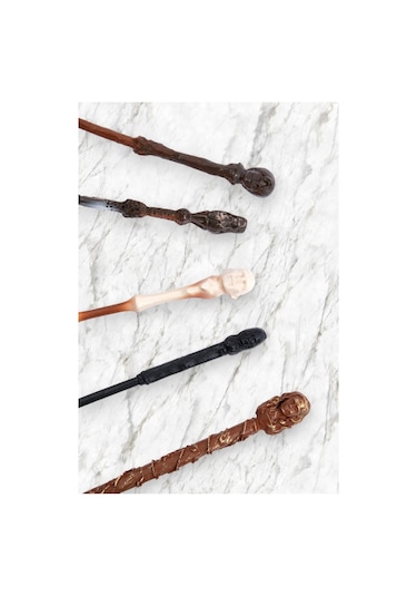 Harry Potter Asası 5'li Asa Seti Harry Hermione Voldemort Dumbledore Snape