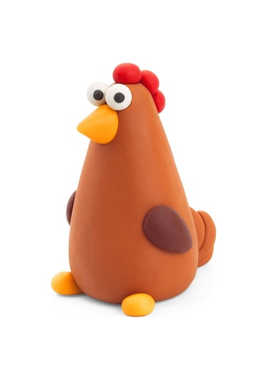 Hey Clay Hava İle Kuruyan Kil 6'lı Kutu - Çiftlik Kuşları Ördek, Kaz, Tavuk