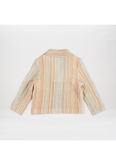 Panço Erkek Çocukçizgi Desenli Ceket Oranj 2411bb22003-4095 001