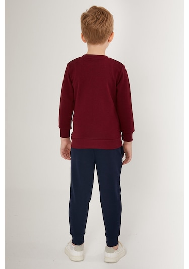 U.s. Polo Assn Patterned Kırmızı Erkek Çocuk Eşofman Takımı