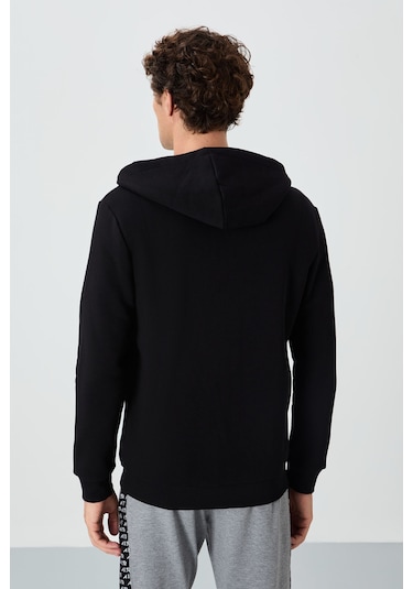 Tommy Life Hector Siyah Şardonlu Erkek Sweatshirt - 88139 Siyah