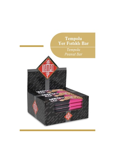 Tempolu Yer Fıstıklı Bar 30 G X 12 Adet