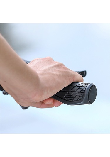 Jeemson Mountain Bisiklet El Tutan Kolu Kapağı - Kaymazsız Silikon, Kilitleme Özelliği, Tpe+tpu Kombinasyonu, Mor, 1 Çift Set