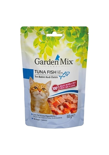 Garden Mix Ton Balıklı Kedi Ödülü 60 G
