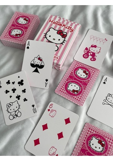 Anime Hello Kitty Iskambil Kartı - Poker Kartı