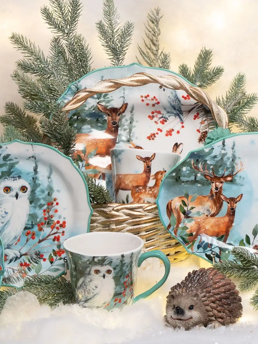 Lefard Porselen Salata Kasesi "orman Masalı" Tavşan 600 Ml 170647376 Kahverengi