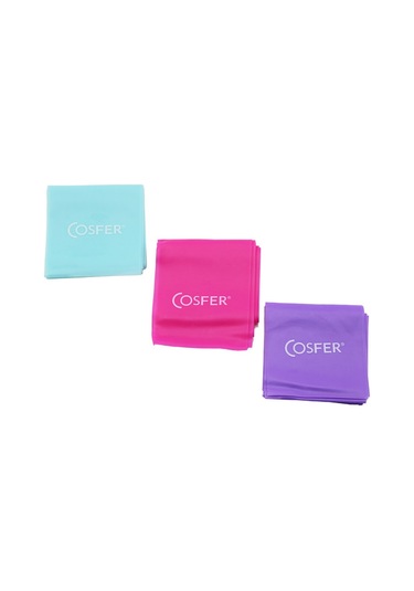 3pcs 90cm Silikon - Esnek Plates Bantı 5332 Çok Renkli