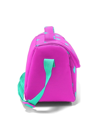 Coral High Kids Neon Pembe Su Yeşili Kalp Desenli Thermo Beslenme Çantası 11806