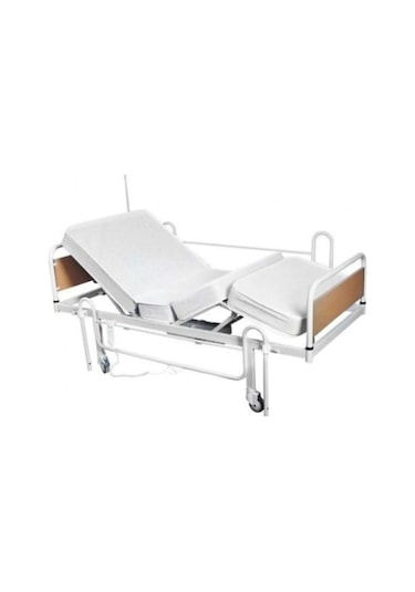 2 Motorlu Hastane Tipi Hasta Karyolası Full Abs