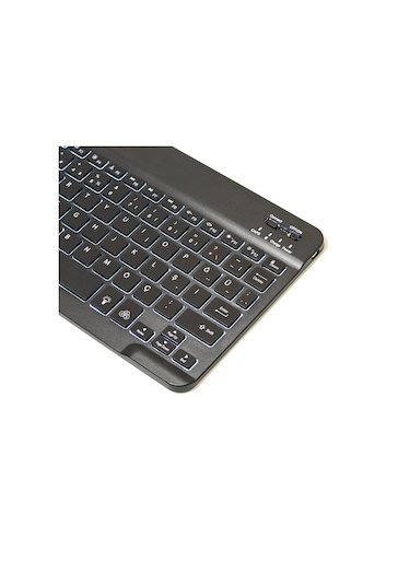 Trilogic Bright KBT501 7 Renk Led Aydınlatmalı Kablosuz Bluetooth Klavye