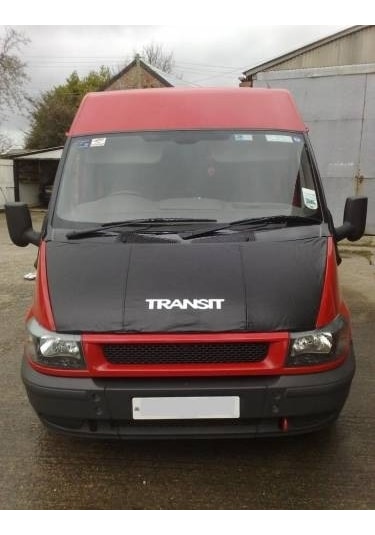 Ford Transit Kaput Örtüsü Maskesi Branda Yazılı 2001-2006