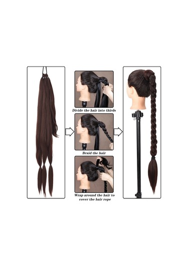 Vkemall Renkli Saç Uzatma Ponponu - 100 Adet Karışık Renk Seçeneği, 613 Beyaz Altın, Kolay Takılır Saç Aksesuarı