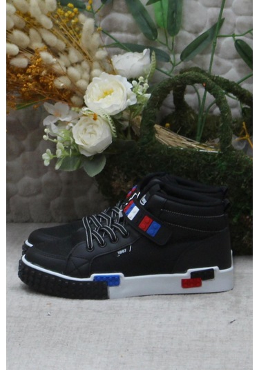 M.p 242 3308 Siyah Rahat Kısa Boğazlı Kız Çocuk Ayakkabı 001