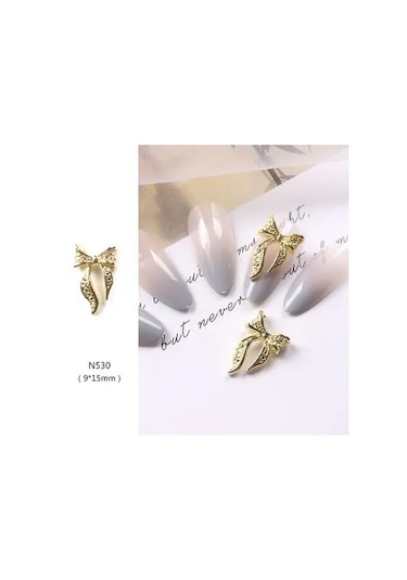 Tszs 3d Altın Alaşım İsa Kalp Çapraz Tanrıça Serisi Tırnak Metal Charms Çiçek Gül Çivi Sanat Dekorasyon Takı Salon İçin Elmas D Renk