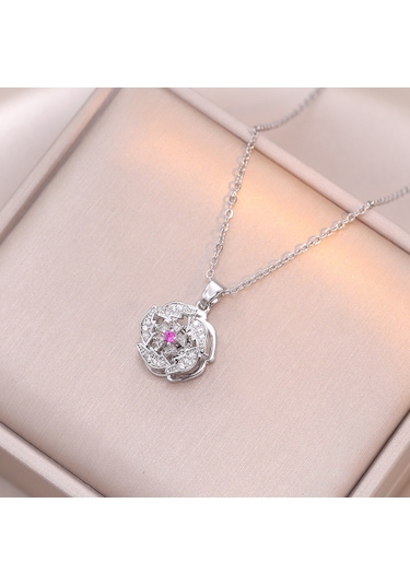 Bayan Kolye: Moda Estetiği Titanyum Çelik Kolye No.275 Çok REnkli