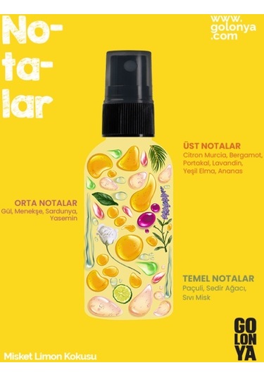 Golonya Misket Limon Kokulu Kolonya 100 ML
