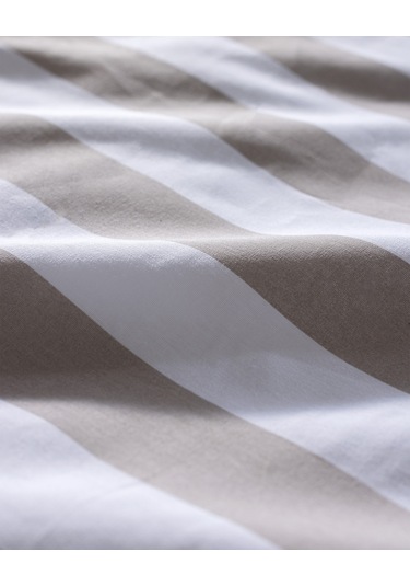 Madame Coco Avignon Çift Kişilik %100 Pamuk Ranforce Baskılı Nevresim Takımı - Bej Ekru