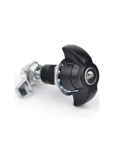 Ms3097 Teleskopik Kapı Kamkı Kilit Dolabı Geri Çekilebilir Kapı Kilidi Çevre Koruma Ekipmanı/arıtıcı Kilit 1 Pcs Bend Cıvatası