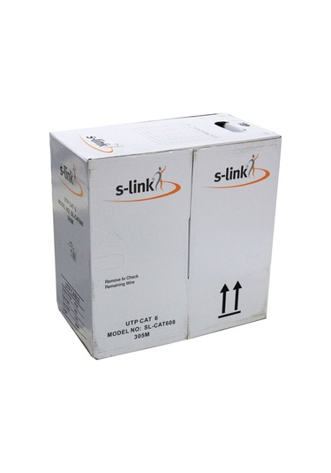 S-Link Sl-Cat608 Gri 305M Utp Cat6 Kablo Bobin