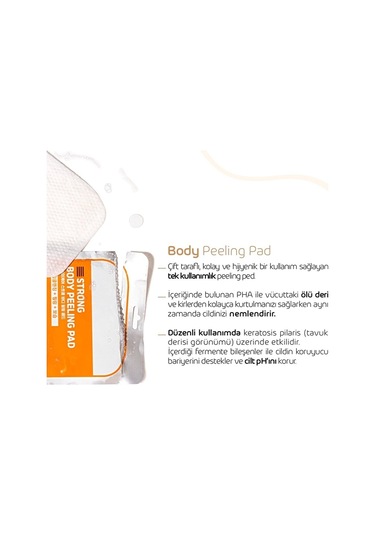 Mjcare Strong Vücut Peeling Pad 3'lü