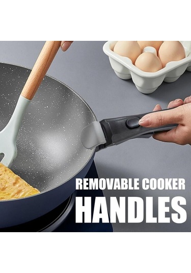 Mutfak Eşyaları İçin Ergonomik Yedek Sap, Çıkarılabilir Tencere Ve Tava Sapları B