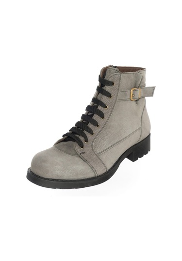 45-46-47-48-49-50 Numara F783 Gri Yağlı Nubuk Büyük Numara Erkek Bot Çizme Gri Nubuk
