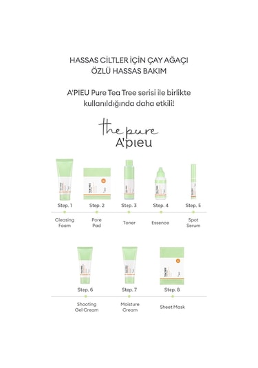 Missha Hassas ve Sivilce Eğilimli Ciltler İçin Tea Tree Spot Serum 8 ML