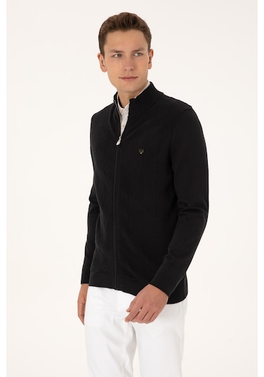 U.s. Polo Assn. Erkek Siyah Hırka Triko 50315024-vr046 Sıyah