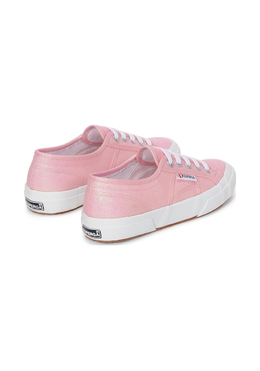 Superga 2750-lamew Kadın Gümüş Gri Sneaker Pembe