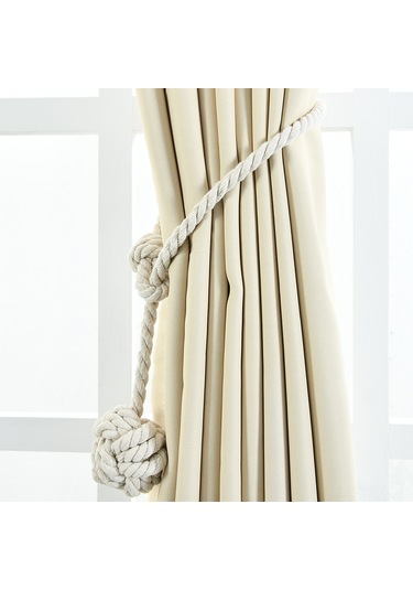 Yaozixa "şık Perde Tutucu İp - Kolay Kullanım, Sağlam Tutuş, Zarif Dekorasyon" Bej