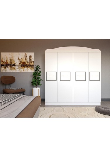 Line 4 Kapaklı 2 Çekmeceli 12 Bölmeli Siyah Çitalı Dolap