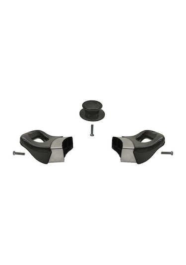 Siyah Tencere Tava Yan Kulpları Ve Cam Kapak Kulp Seti 3 Set