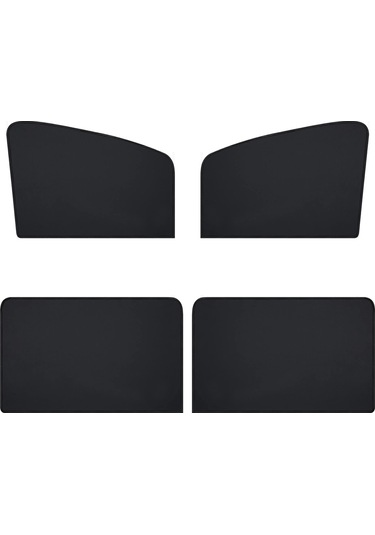 Hfambition Araç Gölgelik Seti - 4 Parça Manyetik Güneşlik İle Gizlilik Ve Uv Koruma