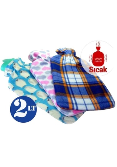 Termofor Polar Kılıflı Sıcak Su Torbası 2 L