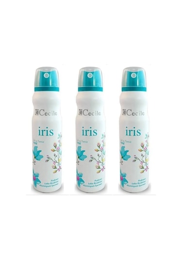 Cecile İris Kadın Sprey Deodorant 3 x 150 ML