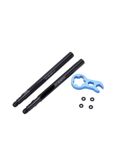 Kosona Yol Bisikleti İç Lastik Uzatıcı, Alüminyum Malzeme, Çift Sigorta, 80mm, Çözülmez Tip, Karbon Bıçağı İçin, 2 Adet + Aparatlar