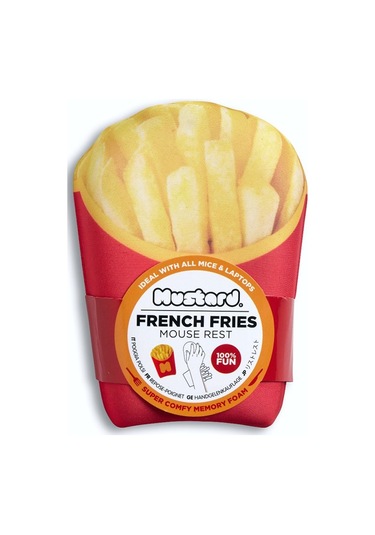 Mustard Fries Mouse Silikon Bilek Desteği