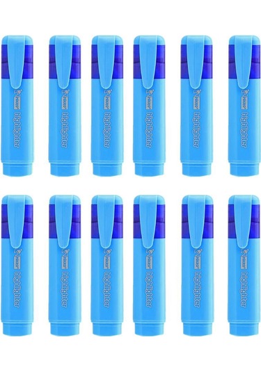 Mikro Fosforlu Kalem Mk 701-m Mavi - 12 Adet Yeşil