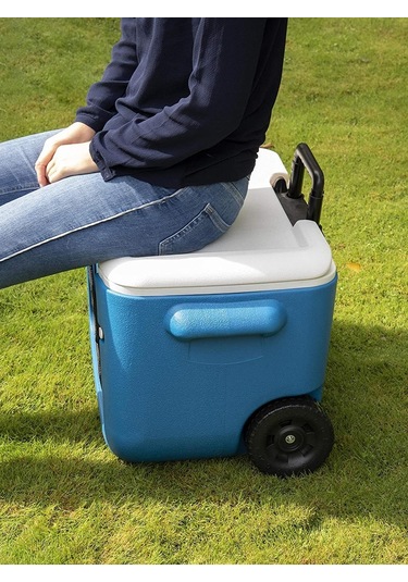 Coleman Poly-lite Wheeled Mesh 50 Qt Tekerlekli Soğutucu Buzluk 47.3 Lt 001