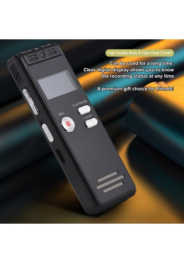 Teltree 32gb Siyah Dijital Ses Kaydedici - Gürültü Azaltma, Tf Kart Desteği, Tek Tuşlu Kayıt, Öğrenci İş Toplantıları İçin