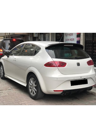 Seat Leon Mk2 2009-2012 Boyasız Fiber Spoiler