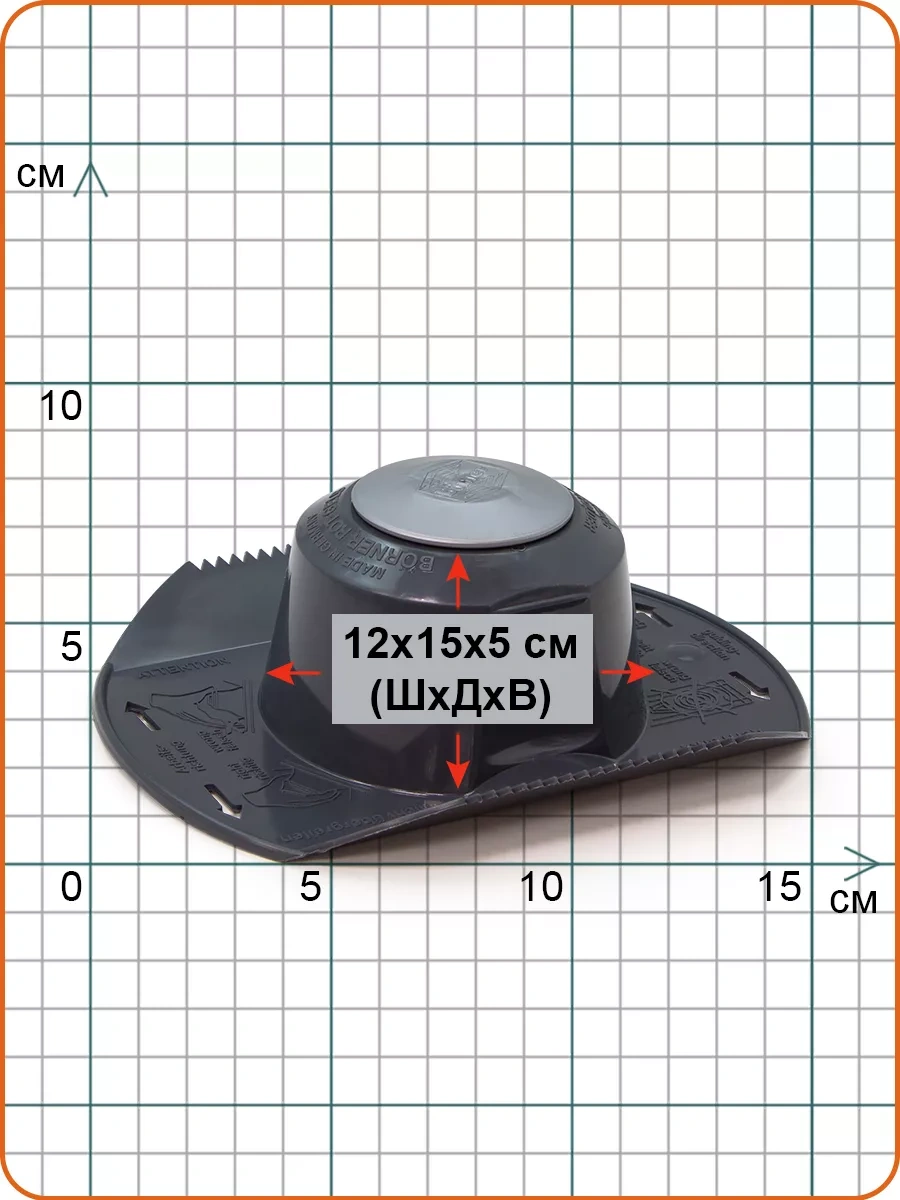 Borner Her Türlü Rende Ve Sebze Doğrayıcı İçin Meyve Tutucu 5511337 Koyu Gri