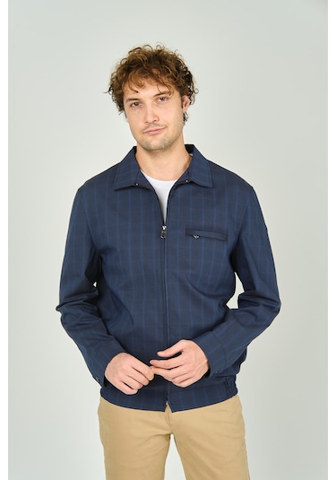 Lucas Erkek Ekoseli Gömlek Yaka Mevsimlik Spor Mont 3718 Parlement Parlement
